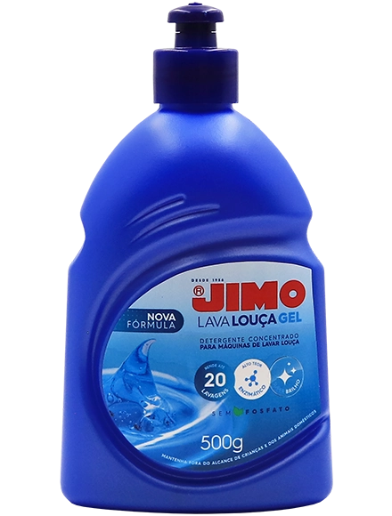O JIMO Lava-Louça Gel é um detergente concentrado, desenvolvido para ser usado em máquinas lava-louças. sua fórmula exclusiva remove os resíduos mais difíceis, sem agredir, deixando um brilho intenso nas louças, talheres e panelas.