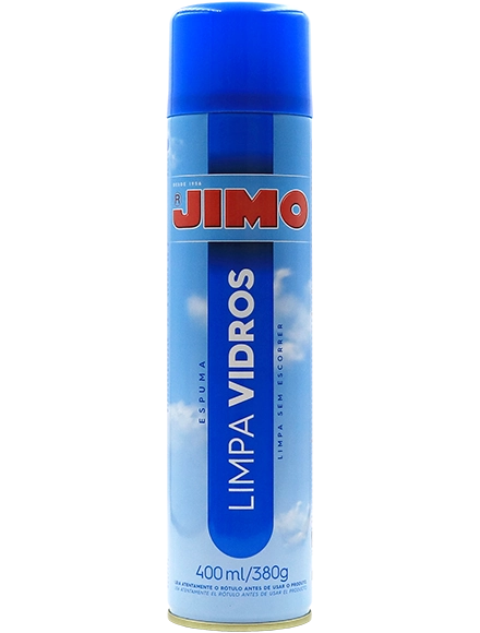 O JIMO Limpa-Vidros remove a sujeira de diversas superfícies, como vidros, acrílicos e cristais. é perfeito para limpar espelhos, janelas, vitrines e para-brisas.