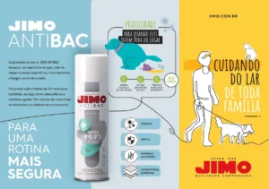 JIMO AntiBac Aerossol: limpeza e proteção para o dia a dia
