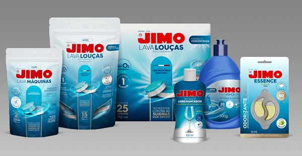 produtos para lava-louças linha JIMO