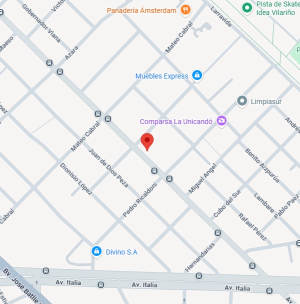 mapa uy